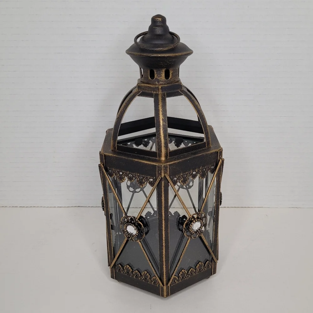 Pier 1 Victorian Style Candle Lantern Candleholder NWOT
